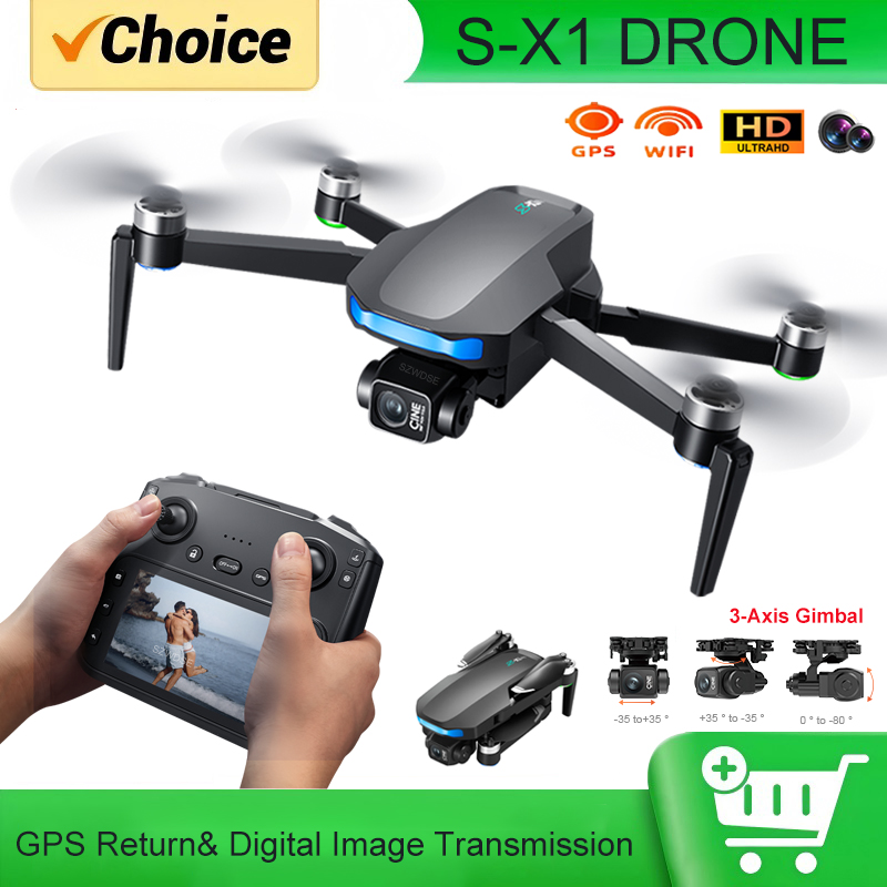 Fpv Drone Charger - S-X1 MAX GPS Drone with 3-Axis