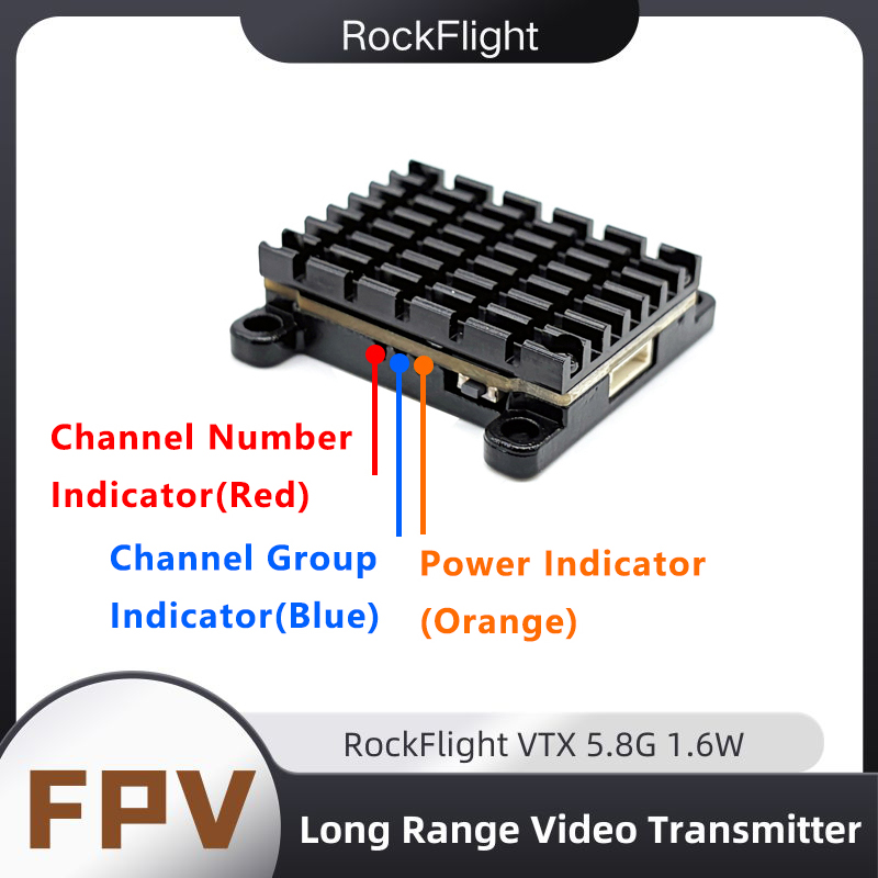 RockFlight TX663 VTX 5.8G 48CH - Fpv Drone Transmitter recension och pris