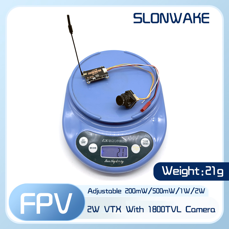 SLONWAKE 5.8G 56CH 2W transmit - Fpv Drone Camera recension och pris