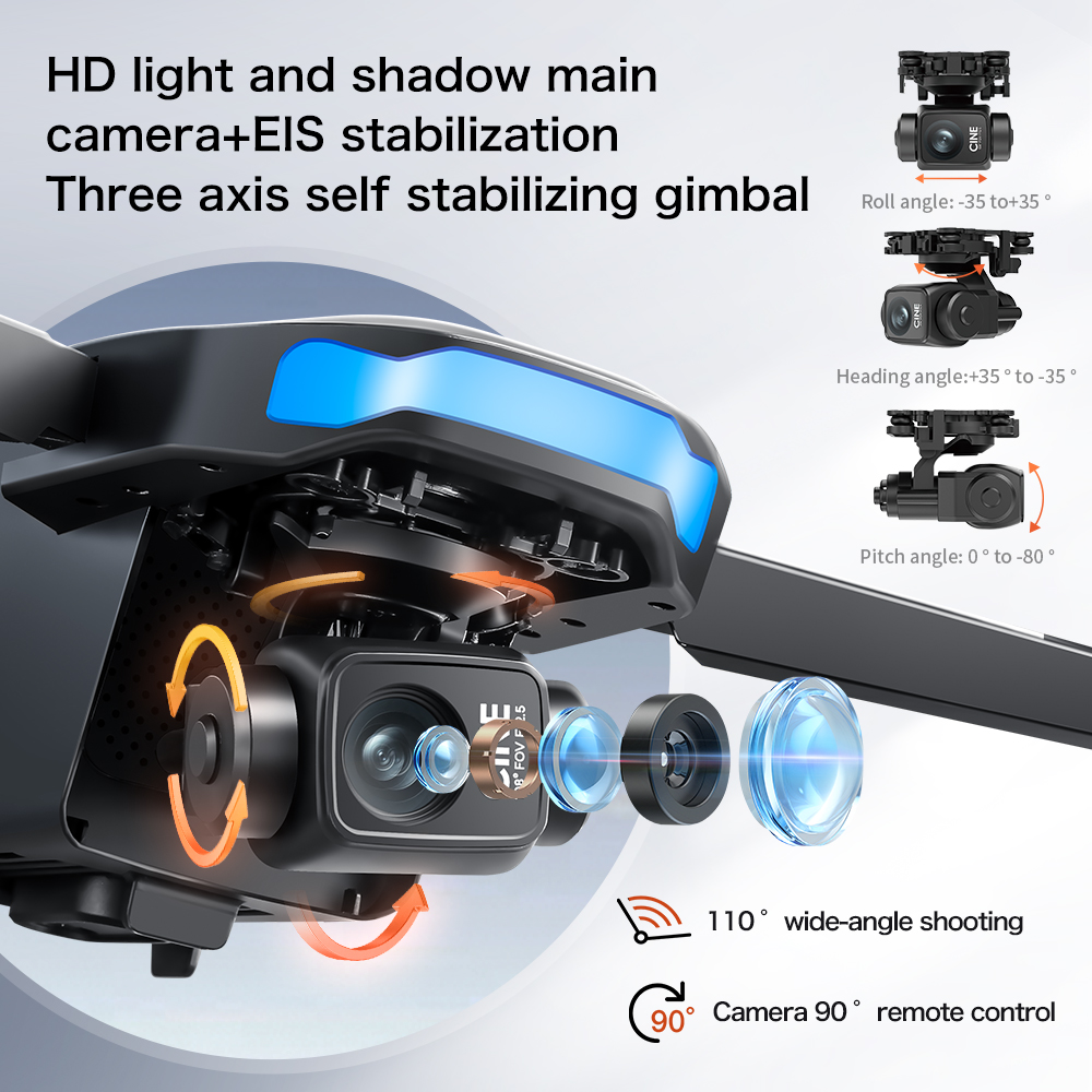 S-X1 MAX GPS Drone with 3-Axis - Fpv Drone Charger recension och pris