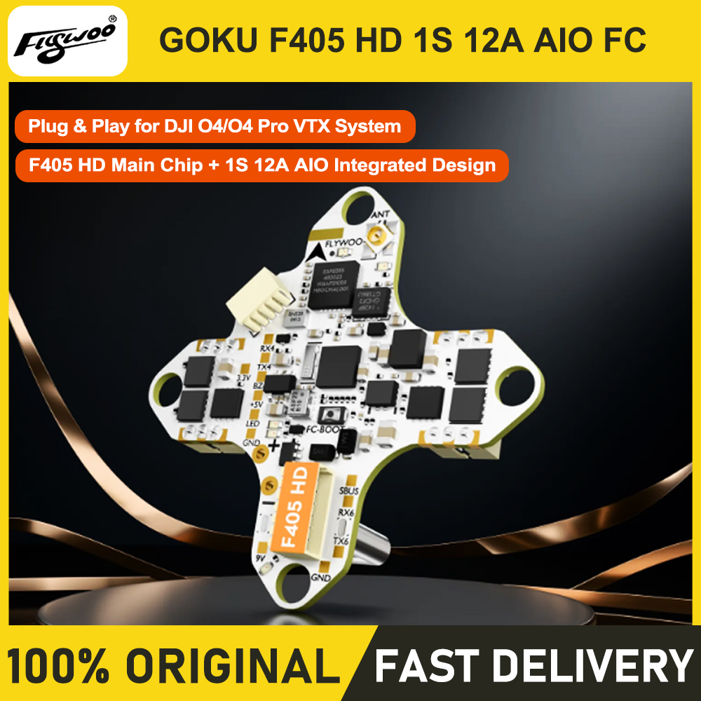 FLYWOO GOKU F405 HD 1S 12A AIO - Fpv Drone Flight Controller recension och pris